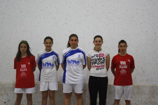Amparo, Anabel, Victoria y Mar destacan en el Individual de raspall de Valencia