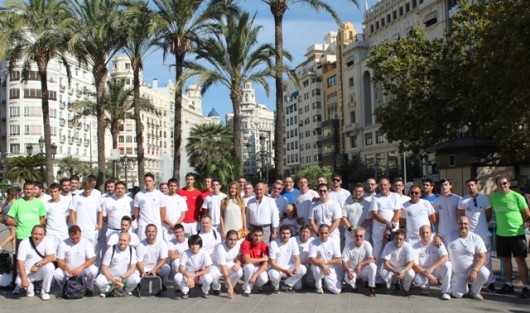 Los pilotaris de las Fallas de Valencia participan de forma masiva en el “XXII Día de la Pilota” 