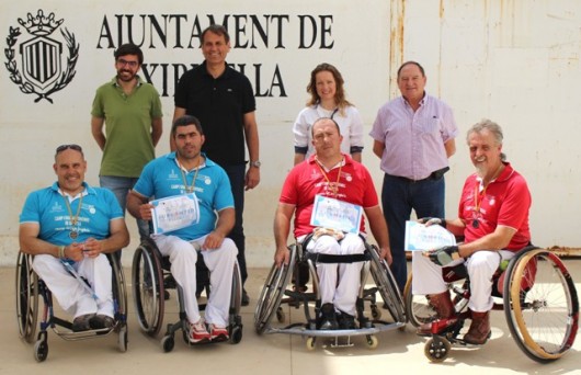 Carlos de Alaquàs y Pasqual de Xirivella, campeones de raspall en silla de ruedas