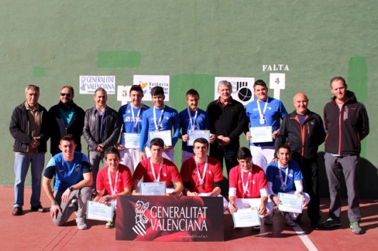 Quart de Poblet, campeón juvenil de los  “XXXIII JECV frontón valenciano”