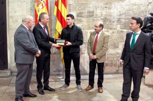 Marrahí, rebut pel president de la Generalitat Valenciana com a campió individual