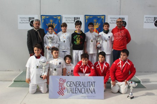 Orba, campeón alevín y infantil de los JECV de galotxa, en Alicante