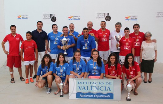 Xeraco y Beniparrell, campeones del XXXII Trofeo Diputación de Valencia de raspall” 