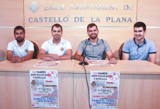 En el trinquete de Castellón se disputará la segunda semifinal del VII Trofeo Diputació de Castelló