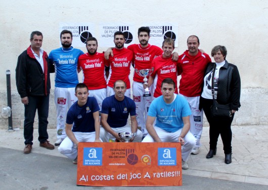Tibi, Benasau y Sella campeones de la Liga de Perxa 2015