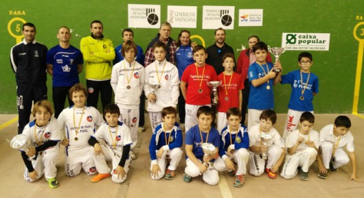 El Puig, Massamagrell, Llíria i Borbotó, campions de València dels “JECV de frontó” 