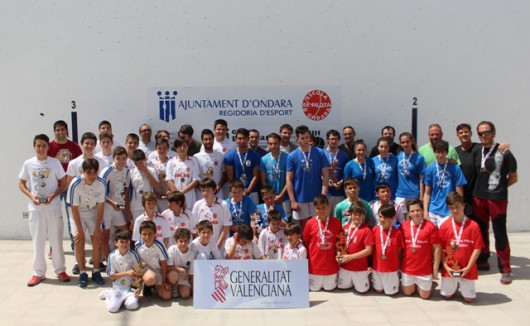 Petrer, Ondara, Orba y Mutxamel, campeones de Alicante de los “ XXXIV JECV de raspall”