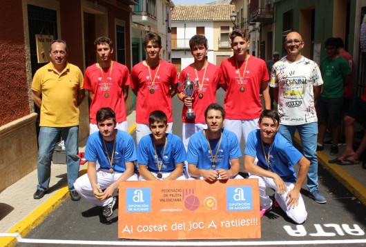 Benidorm, Castells i Parcent primers campions del Diputació d'Alacant