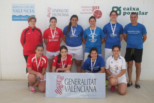 Victoria de Valencia y Mar de Bicorp campeonas individuales de raspall de los JECV