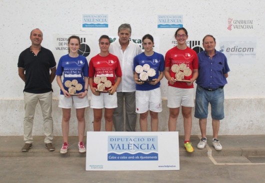 Victoria de València i Erika d´Alquería d´Asnar campiones del VI Individual femení de raspall 