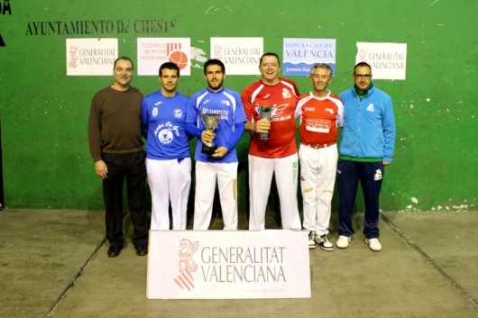 Miguel d'Atzeneta i Alberto de Massalfassar campions en l'individual de Frontó