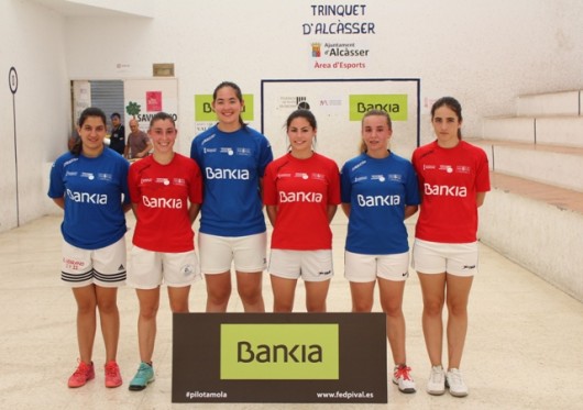 Aida, Mar, Victoria y Ana se clasifican para las semifinales del Individual Bankia de raspall