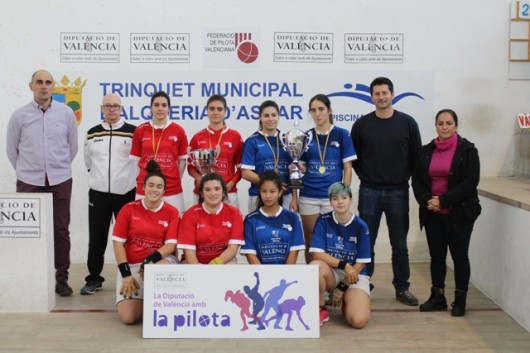 Rafelbunyol, Borbotó y Beniparrell campeones femeninos del Trofeo Diputación de Valencia de raspall