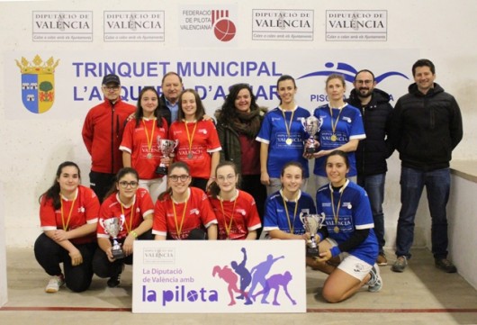  Sella y Alzira campeones femeninos del Autonómico de raspall
