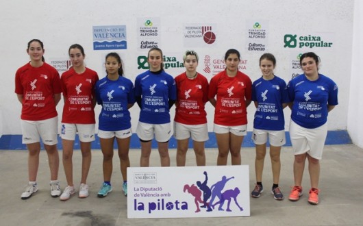 Les jugadores d'Oliva, Borbotó i Moixent destaquen en el Sub-18 de raspall femení 