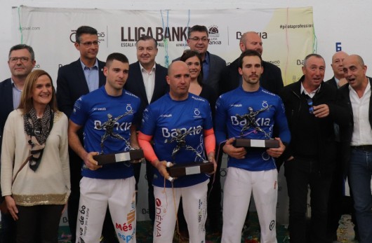 De la Vega, Felix i Nacho nous campions de la Lliga Bankia d'escala i corda