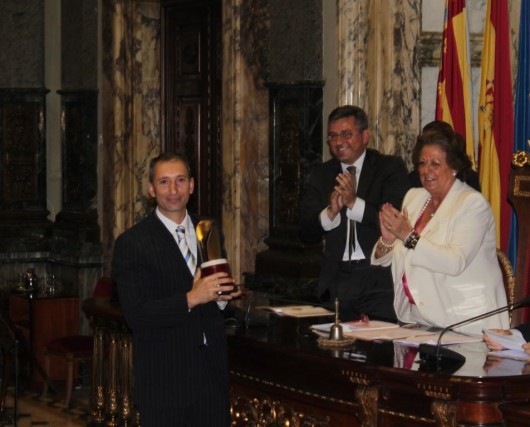 Grau recibe el premio al Mérito Deportivo Ciudad de Valencia